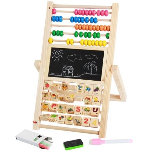 D136 Wooden Multifunctional Educational Drawing Board