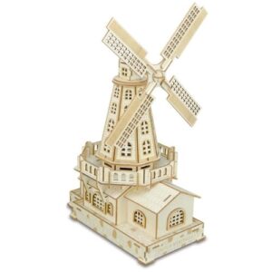3D Wooden Windmill Puzzle D217