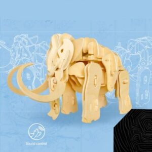 3D Wooden Puzzle – Mammoth & Saber-Toothed Tiger D213