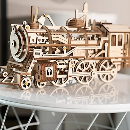 Robotime D211 – Wind-Up Train 3D Wooden Puzzle