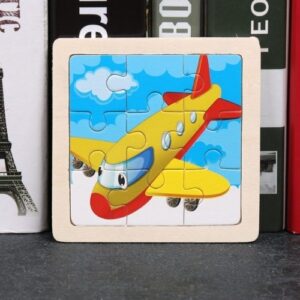 D174 – Set of 3 Adorable Wooden Jigsaw Puzzles