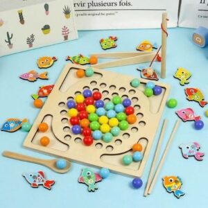 D115 Multifunctional Magnetic Fishing & Color Sorting Toy Set